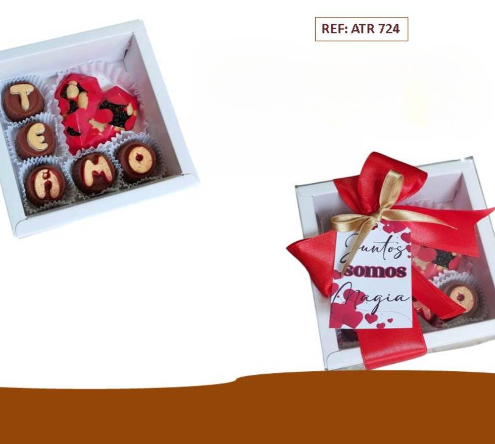 Chocolates amor y amistad dulce y tierno