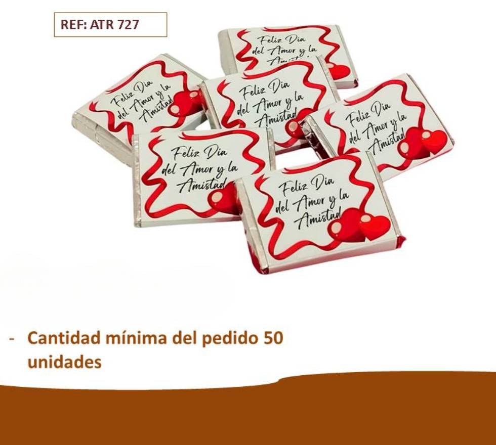 Chocolates amor y amistad