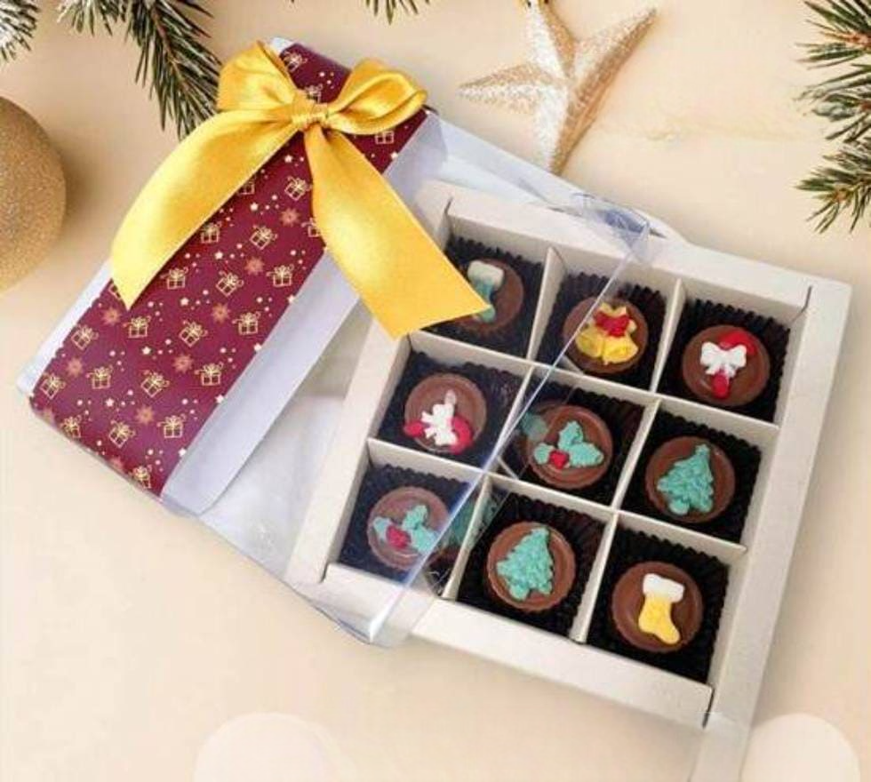 Chocolates para navidad: Un abrazo navideño