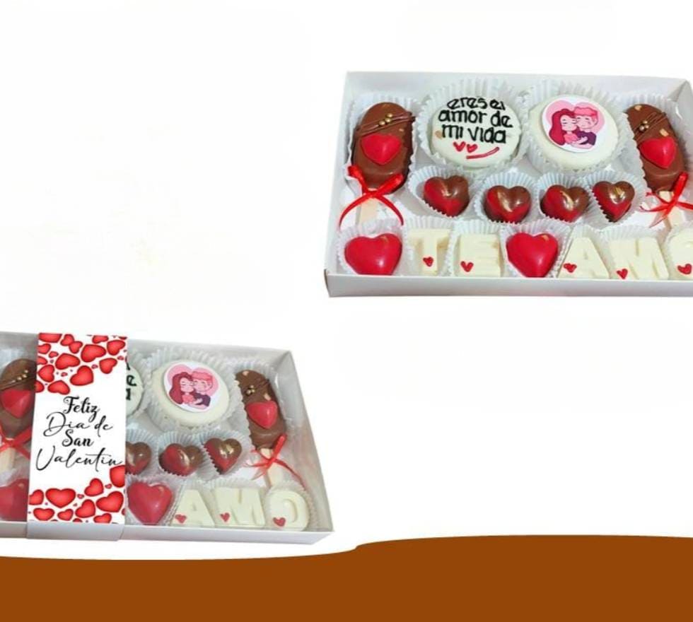 Chocolates san valentín momentos para decir te amo