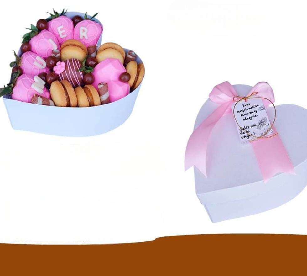 Corazón de dulzura. Detalle día de la mujer en Medellín